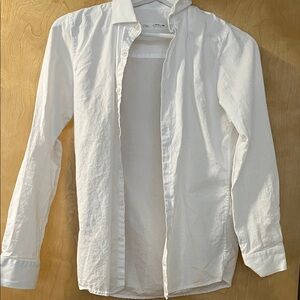 Zara Kids White Button Down Shirt